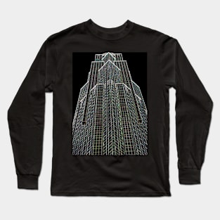 Office Block Abstract Long Sleeve T-Shirt